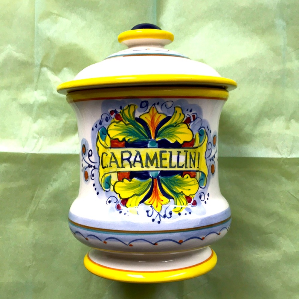 Vintage ceramic cookie jar